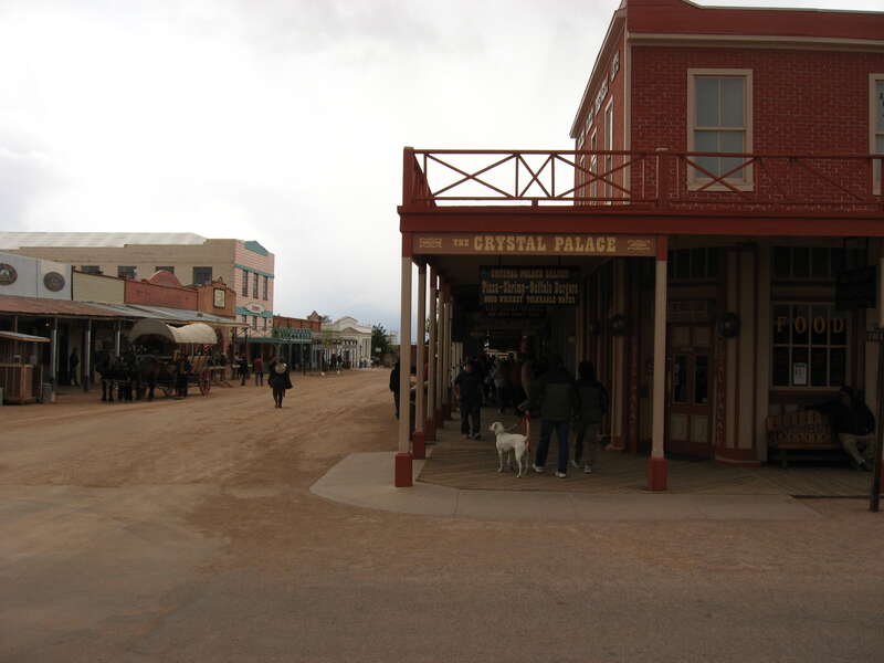 Tombstone is a city in Cochise County, Arizona, United States, founded in 1879 by Ed Schieffelin in what was then the Arizona Territory. According to 2006 Census Bureau estimates, the population of the city was 1,569.
In the summer of 1877 prospector