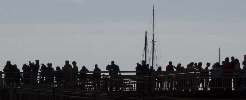 Waiting to board ferry to Fort Sumter