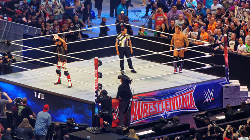 WrestleMania 32 was the thirty-second annual WrestleMania professional wrestling pay-per-view (PPV) event produced by WWE. It took place on April 3, 2016, at AT&amp;amp;T Stadium in Arlington, Texas. Twelve matches were contested on the card (with three