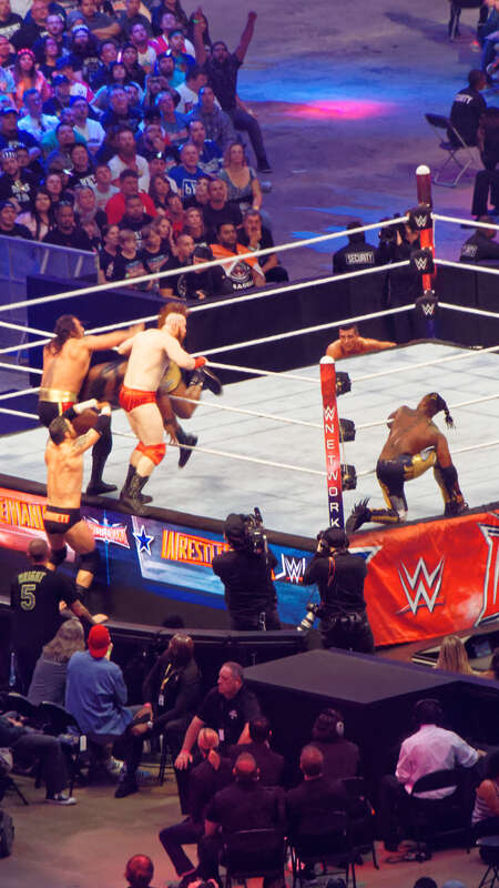 WrestleMania 32 was the thirty-second annual WrestleMania professional wrestling pay-per-view (PPV) event produced by WWE. It took place on April 3, 2016, at AT&amp;amp;T Stadium in Arlington, Texas. Twelve matches were contested on the card (with three