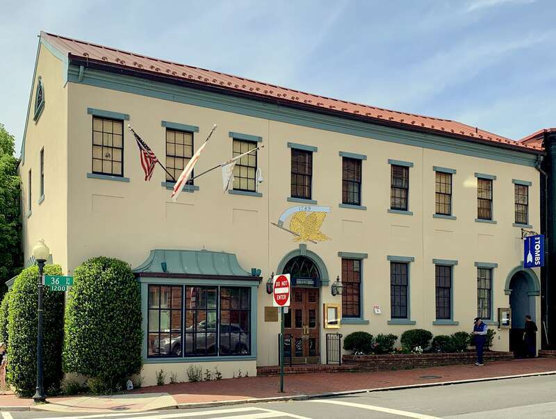The building located at 1226 36th Street NW in the Georgetown neighborhood of Washington, D.C., is a contributing property to the Georgetown Historic District. It was built as three separate houses in the 19th-century that were later combined. The