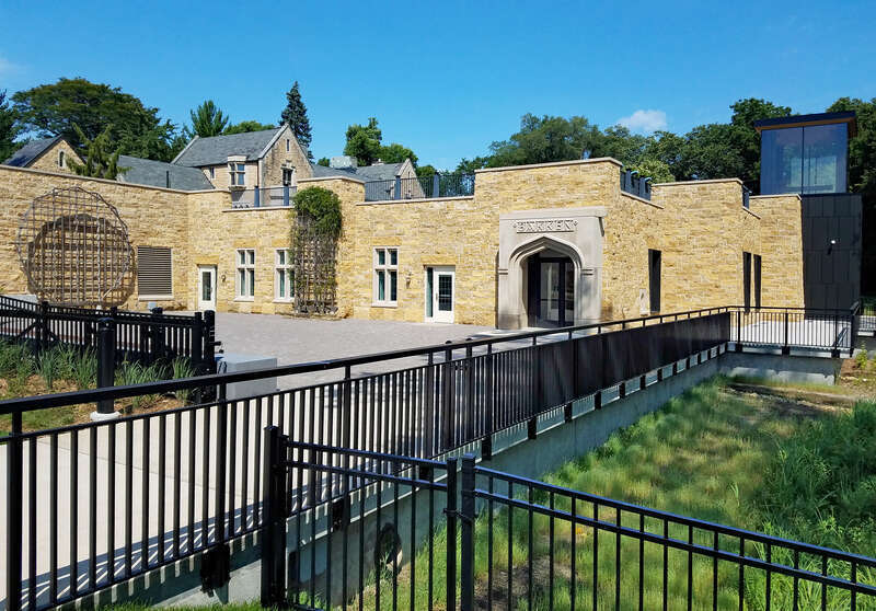 The Bakken Museum, 3537 Zenith Ave S, Minneapolis, Minnesota, USA. Viewed from the southeast.