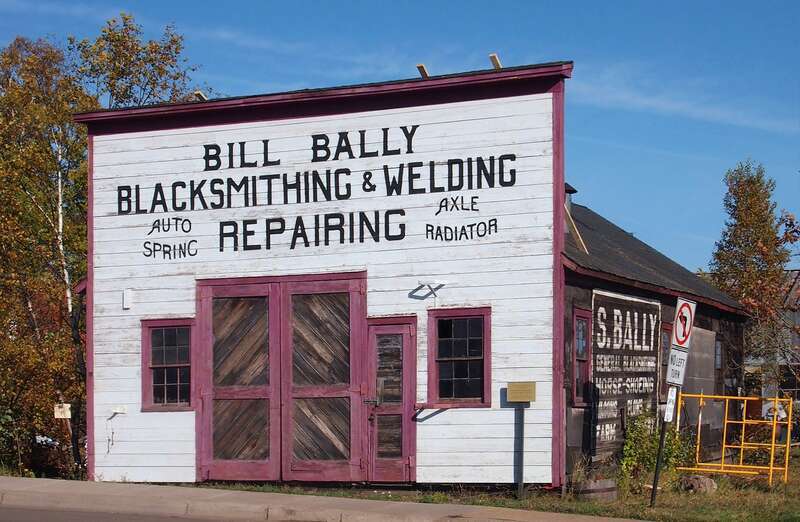Bally Blacksmith Shop, Grand Marais, Minnesota, USA.  Viewed from the southwest.  



This is an image of a place or building that is listed on the National Register of Historic Places in the United States of America. Its reference number is