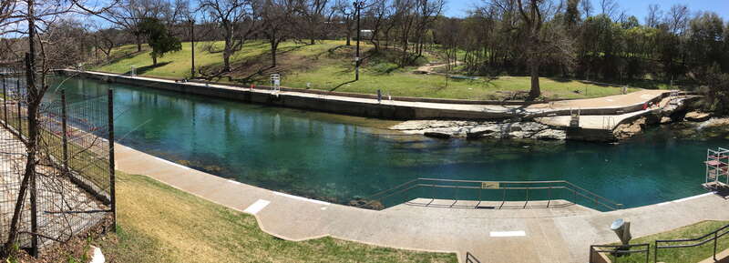 Barton Springs Pool in March 2016