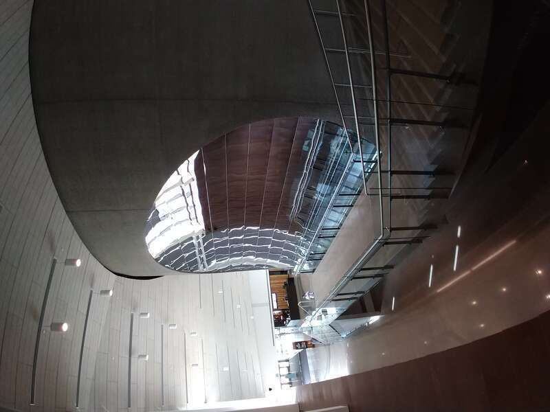 Exhibits and building at the newly opened Bell Museum of Natural History, Falcon Heights, Minnesota, on the University of Minnesota St. Paul campus.