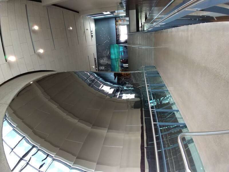 Exhibits and building at the newly opened Bell Museum of Natural History, Falcon Heights, Minnesota, on the University of Minnesota St. Paul campus.