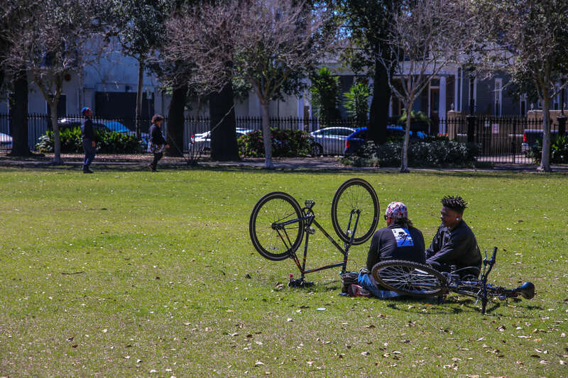 Washington Square Park, New Orleans.