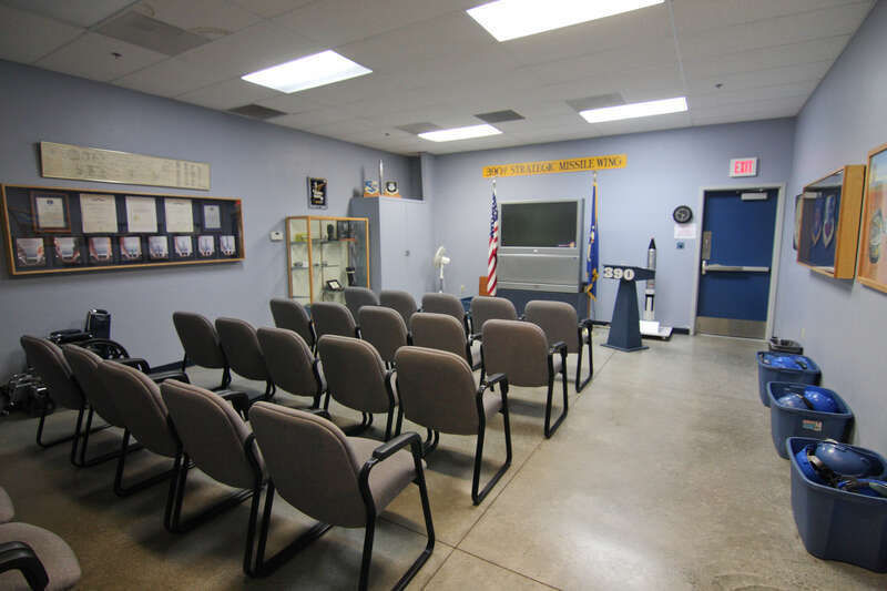 A look at the briefing room which starts the tour at the Titan Missile Museum in Arizona. See: www.titanmissilemuseum.org/