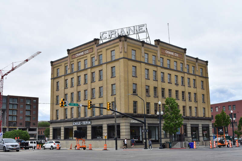 The Crane Building in Salt Lake City opened in 1911.