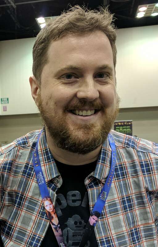 David M. Ewalt at the 2017 Gen Con game convention, Indianapolis, Indiana, United States.