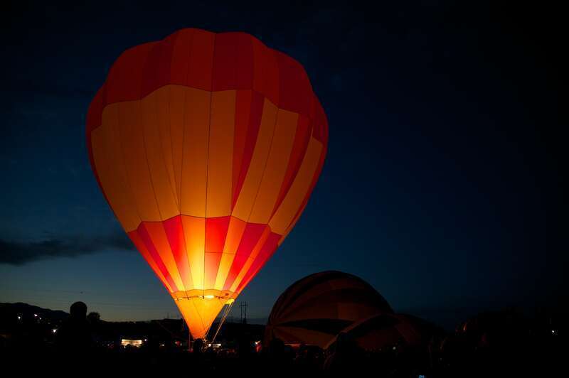 Albuquerque International Balloon Fiesta, 2012. Over 750 ballons on site.