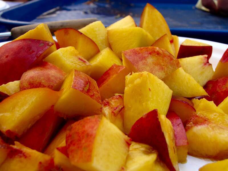 Fruits and vegetables for sale on August 5, 2012 at Eastern Market in Washington DC.
More at The Schumin Web:
&amp;lt;a href=&quot;https://www.schuminweb.com/photography/fruit-stands/&quot; rel=&quot;noreferrer