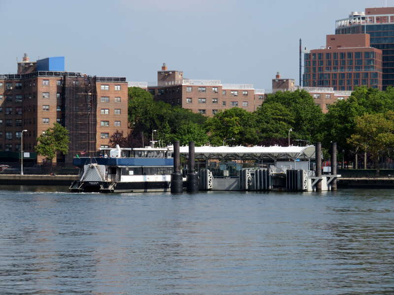 Ex-NY Waterway ferry Fiorello LaGuardia at Astoria under the NYC Ferry brand in September 2018