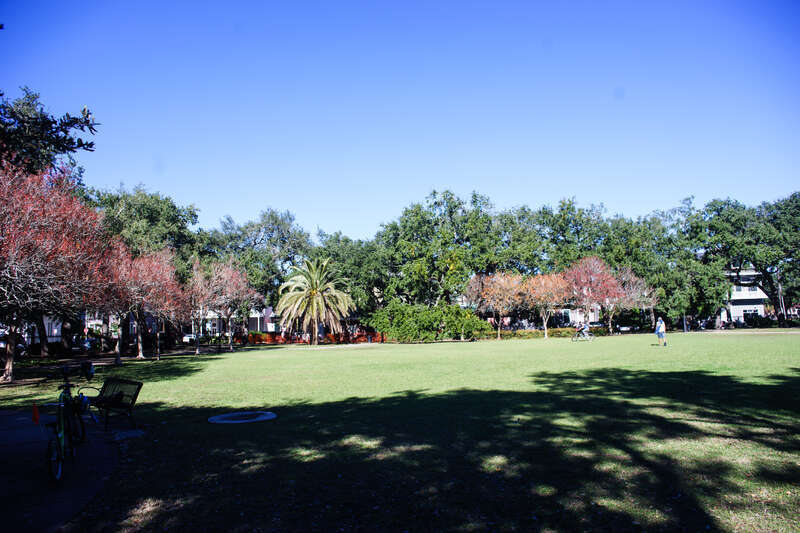 Field at Washington Square Park from Southwest corner