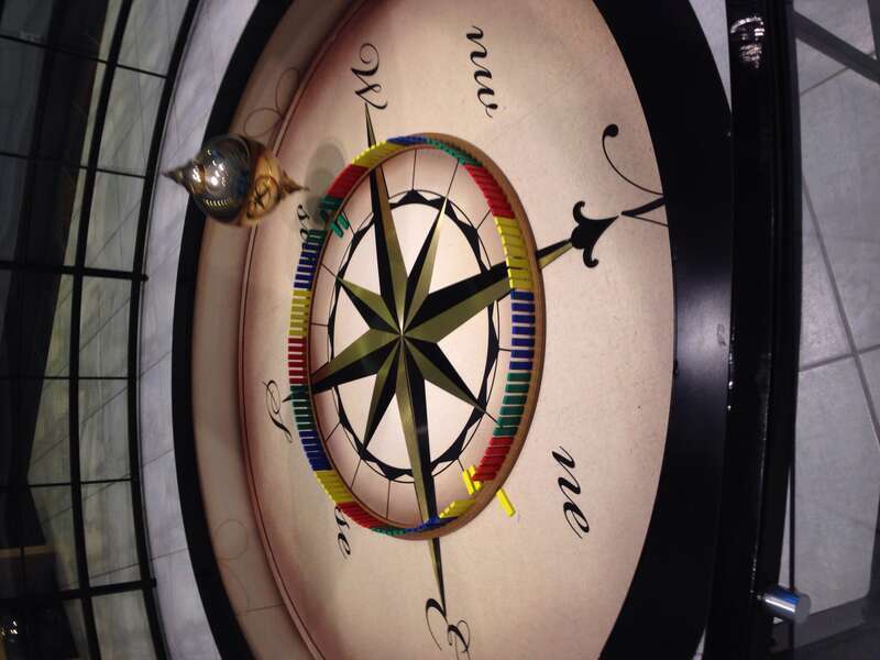 Foucault pendulum in Tellus Science Museum
