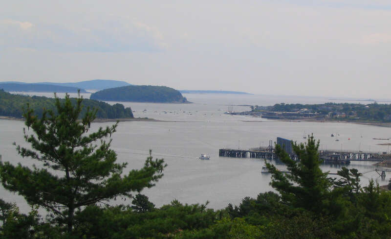 Frenchman Bay (often spelled Frenchmans Bay) is a bay in Hancock County, Maine, named for Samuel de Champlain, the French explorer who visited the area in 1604.
In a 1960 book titled, &quot;The Story of Mount Desert Island&quot;, Samuel Eliot Morison wrote,