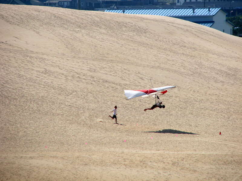 Hang Glider Jockey's Ridge NC SP OBX 0484
Jockey's Ridge State Park, North Carolina, US.