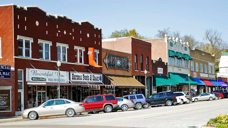 Harrison's historic central business district