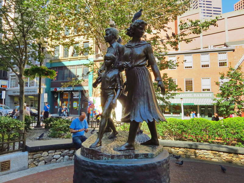 Irish Famine Memorial, Washington St, Boston.