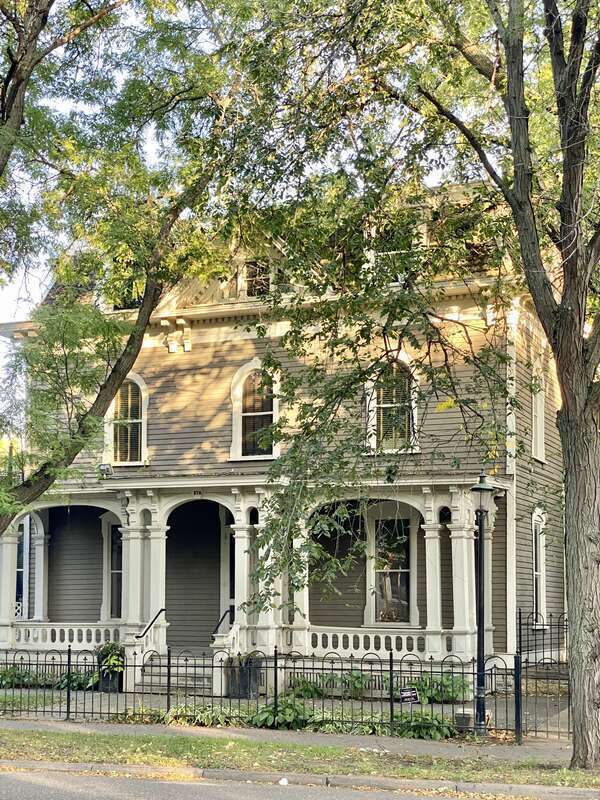 Built circa 1871 in the Second Empire and Italianate styles by Joseph Forepaugh, this mansion was later owned by the Hammond family.  In the 20th Century, the house was divided into apartments and by the 1970s had deteriorated severely.  The house