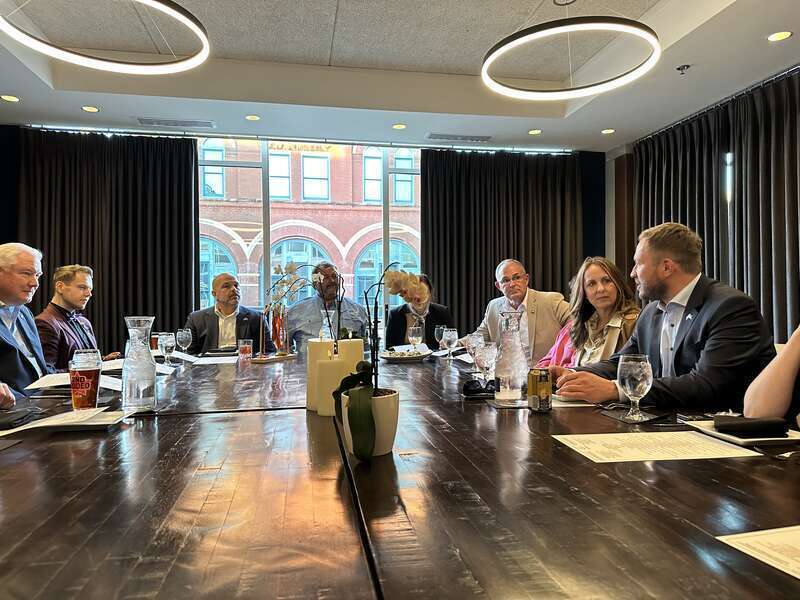 Margus Tsahkna of Estonia visits the United States in October 2023