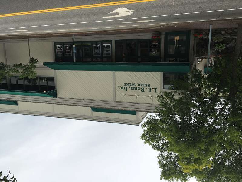 Various pictures of the very first L. L. Bean store