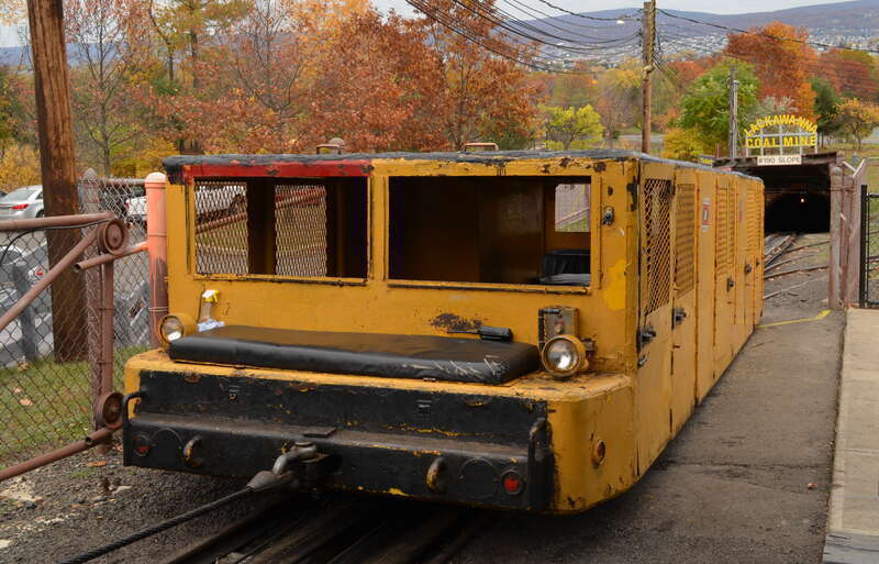 Mantrip car at the Lackawanna Coal Mine in Scranton, Pennsylvania.