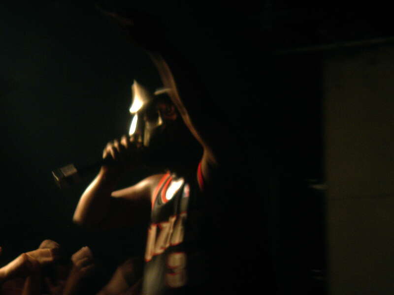 MF Doom performing at The Loft on August 21, 2005 in Atlanta, Georgia.