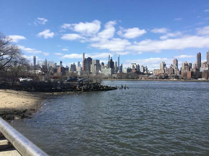 The Manhattan skyline seen from Astoria, Queens