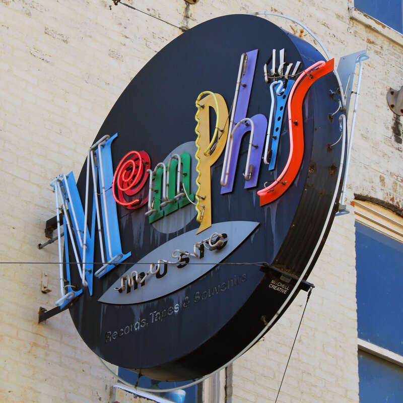 Memphis Sign, USA