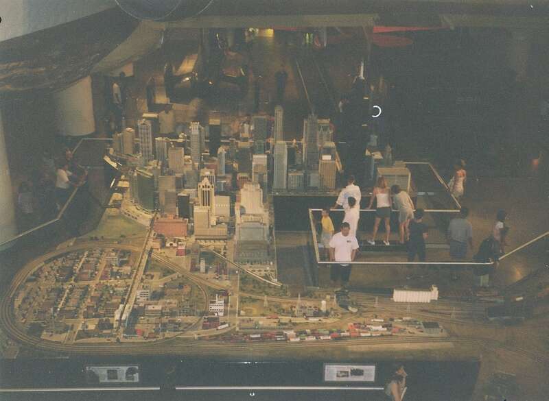 The model railroad at the Museum of Science and Industry in Chicago, Illinois (United States).