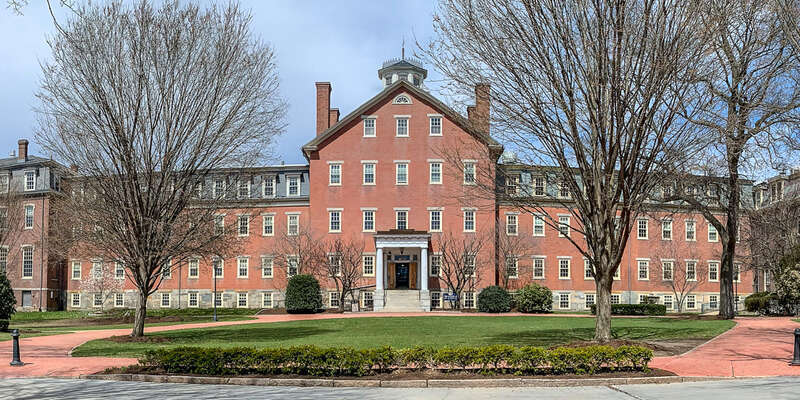Panoramic view of Moses Brown School, Providence RI