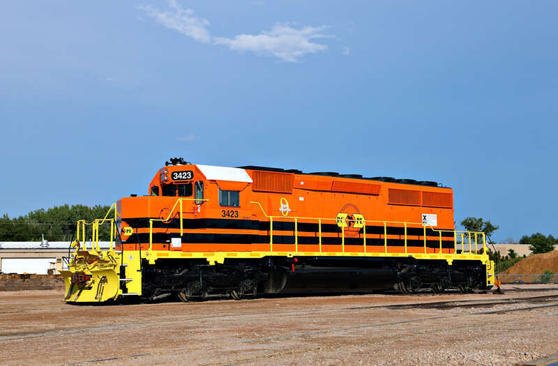 The paint on this Rapid City, Pierre &amp;amp; Eastern locomotive was so new that you could smell it.
