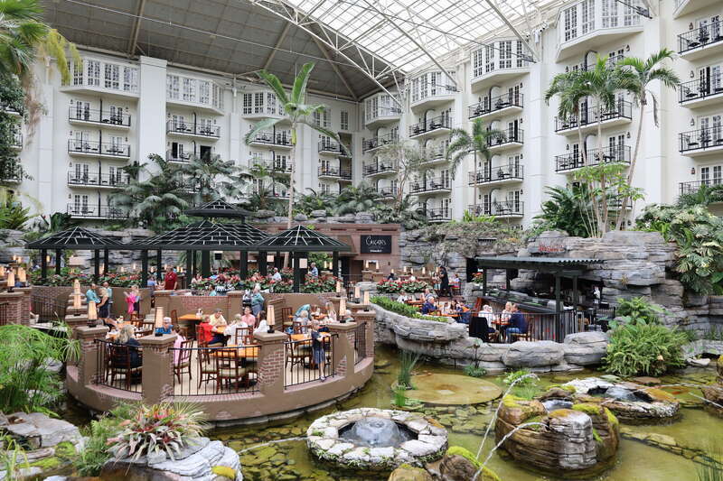 Cascades Atrium of the Gaylord Opryland Resort &amp;amp; Convention Center in Nashville, Tennessee in 2022