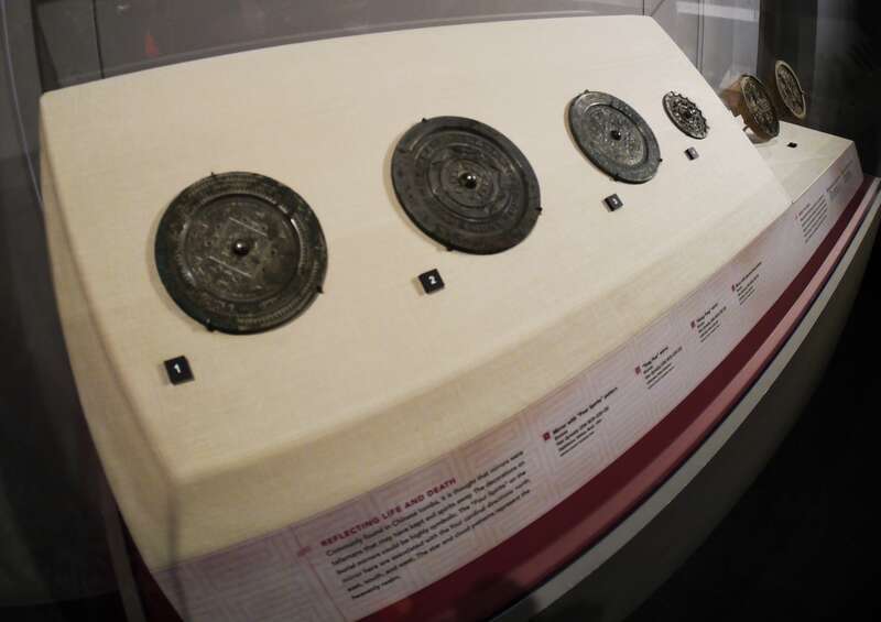 Pacific Science Center Seattle - Terracotta Warriors of the First Emperor Exhibition- display of mirrors