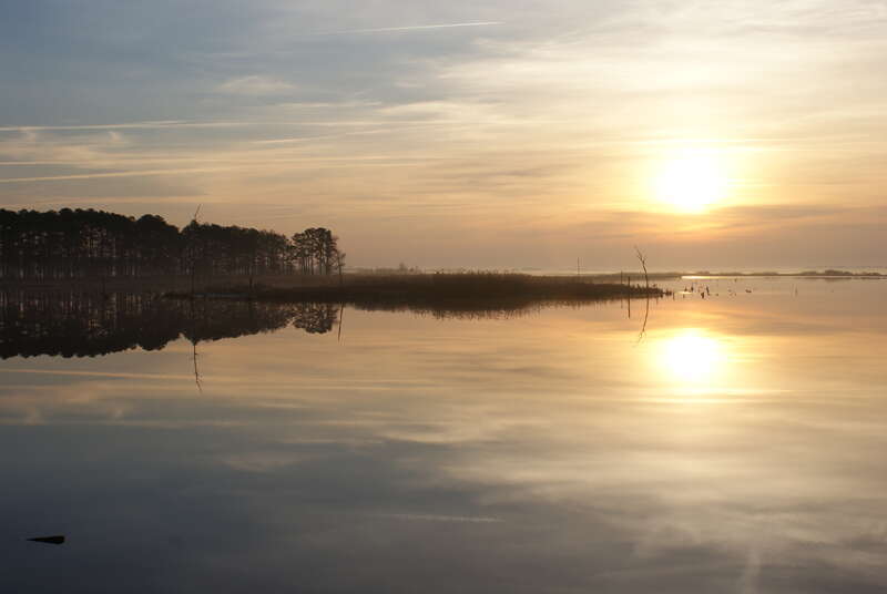 7. Celebrating 50 years of the Land and Water Conservation Fund: Blackwater National Wildlife Refuge, MD
Photo of the week - 7/15/13
Sunset over Blackwater River photographed from the wildlife drive at Blackwater National Wildlife Refuge.
Blackwater