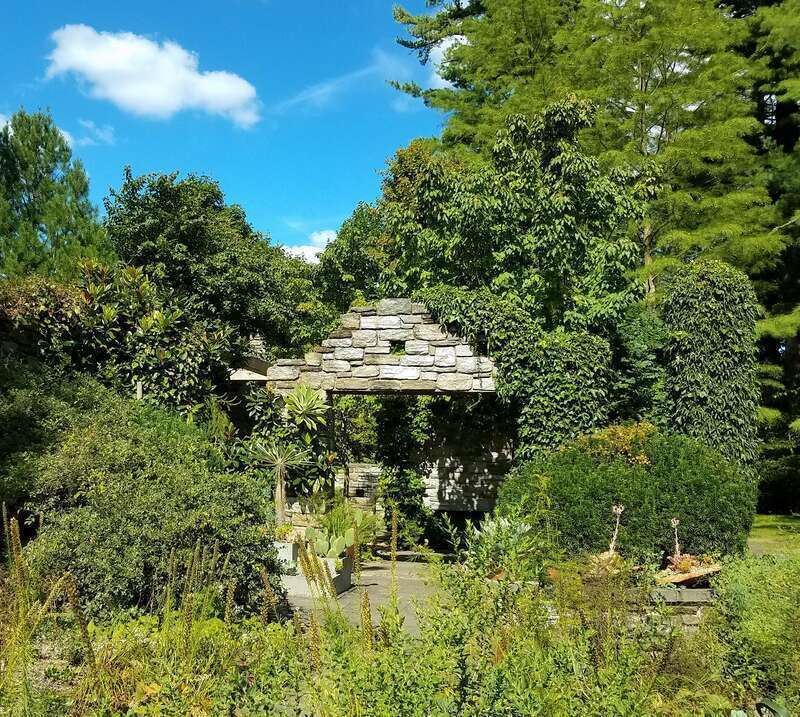 Portion of ruin, Chanticleer Garden, Pennsylvania, USA