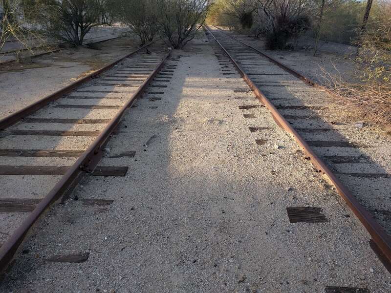 Ajo, Arizona train station.