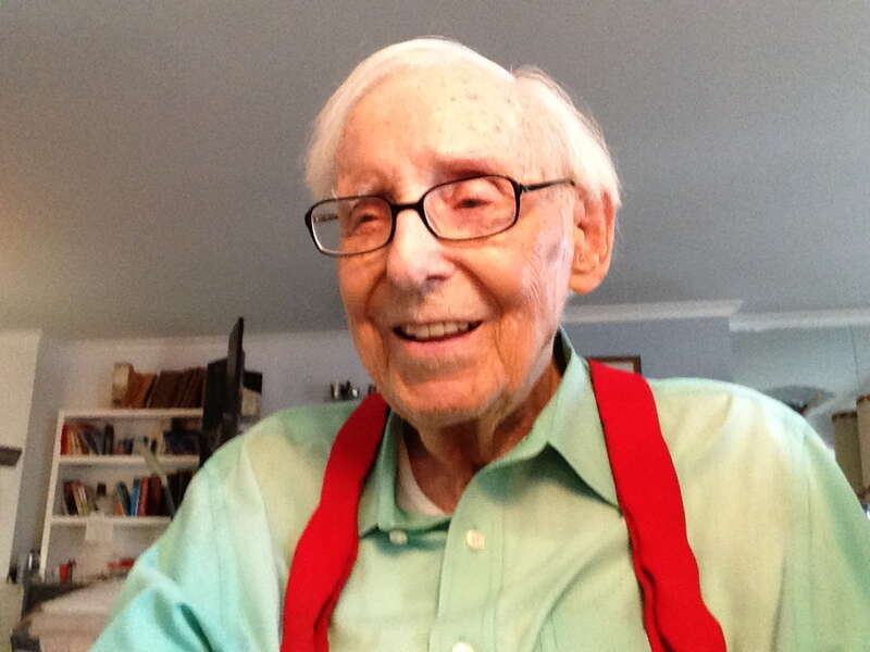 Robert H. Simpson in 2013 on his 101st Birthday on a NOAA article.