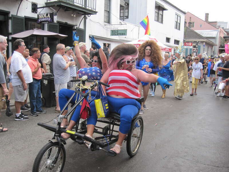 Southern Decadence 2018 in the French Quarter, New Orleans, Louisiana.