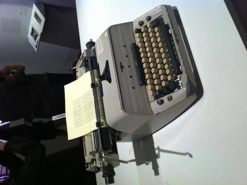 Stanley Kubrick exhibit at Los Angeles County Museum of Art.