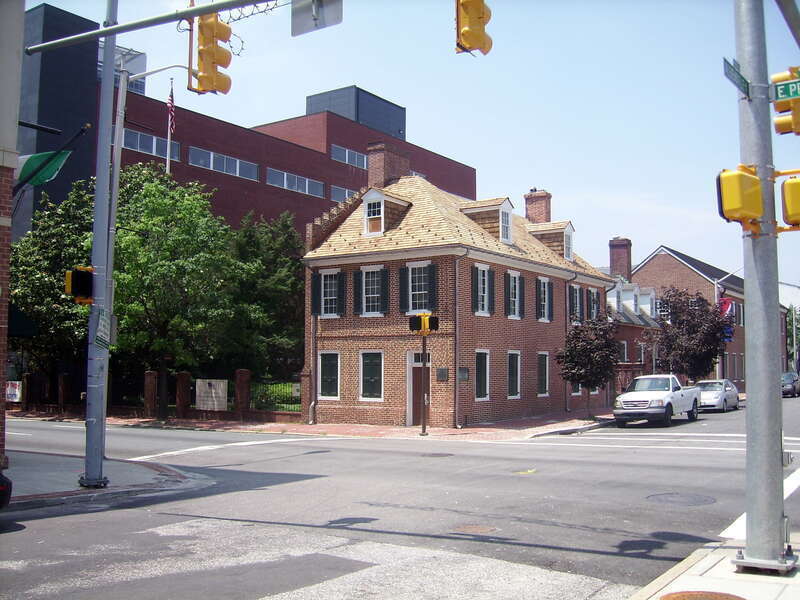 Star-Spangled banner House, Pratt St - where Mary Pickersgill sewed the flag flown at Fort McHenry during the British attack in 1814 which inspired Francis Scott Key