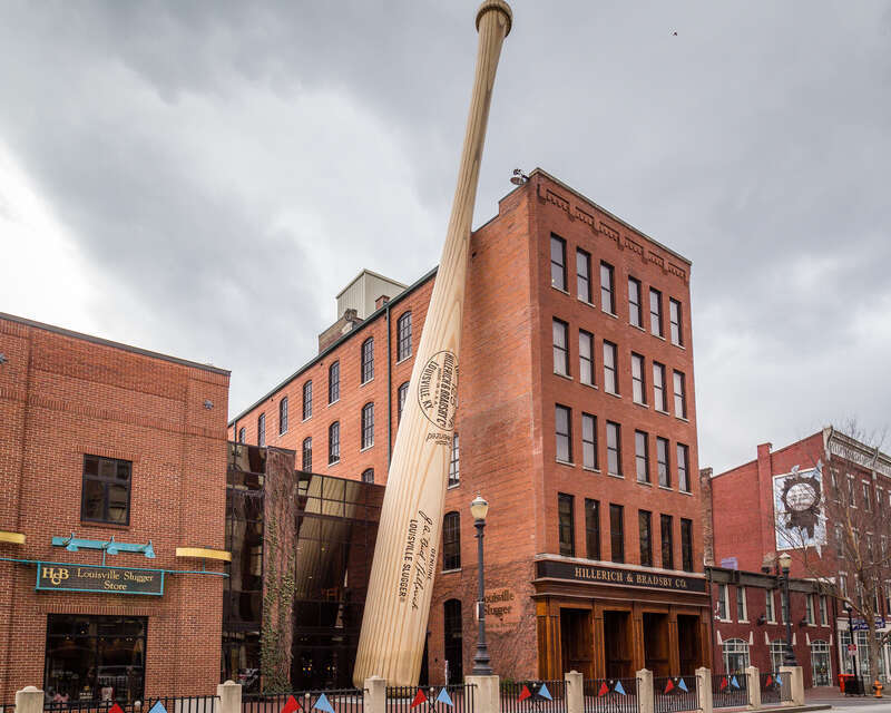 Louisville Slugger is the famous brand of a baseball bat used in American Baseball.