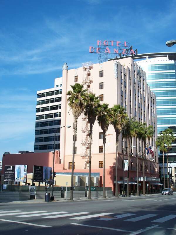 De Anza hotel. 233 West Santa Clara Street. San Jose, California, USA