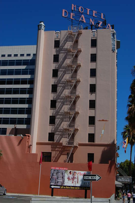 De Anza hotel. 233 West Santa Clara Street. San Jose, California, USA