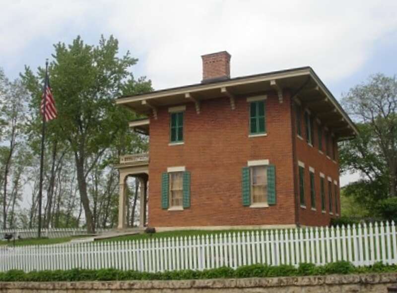 The home of President U.S. Grant in Galena, Illinois.