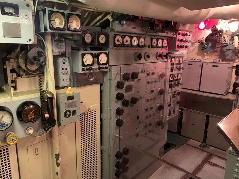 The USS Requin Submarine served the United States Navy from 1945 to 1968, and is now on permanent display at the Carnegie Science Museum in Pittsburgh, Pennsylvania.