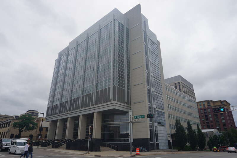 The Chemistry Building on the campus of the University of Wisconsin–Madison in Madison, Wisconsin (United States).