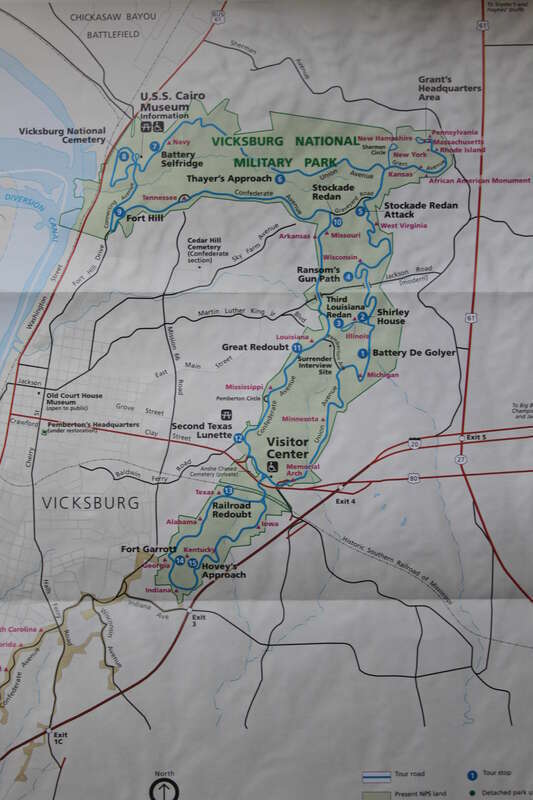 Vicksburg Battlefield, Vicksburg, Mississippi. Complete indexed photo collection at WorldHistoryPics.com.