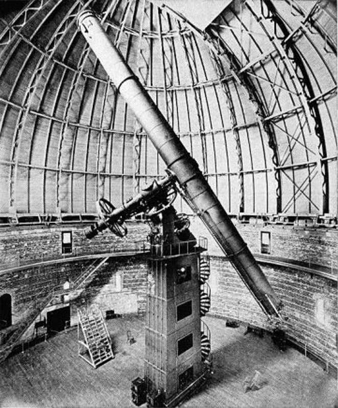 en:Yerkes Observatory, 40-inch equatorial refractor, en:Alvan Clark and Sons, en:Cambridgeport, Massachusetts, 1897.
